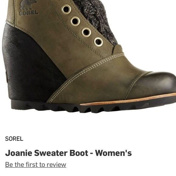 Sorel Women's Joanie Sweater Boot - Olive Black - Picture 1 of 10
